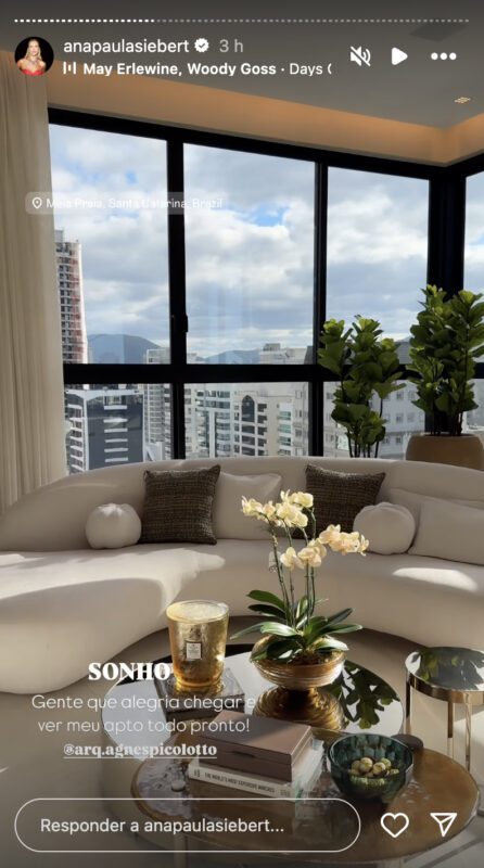 Família Justus: Ana Paula Siebert mostra detalhes luxuosos de novo lar Família Justus: Ana Paula Siebert mostra detalhes luxuosos de novo lar
