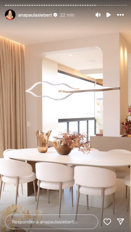 Família Justus: Ana Paula Siebert mostra detalhes luxuosos de novo lar Família Justus: Ana Paula Siebert mostra detalhes luxuosos de novo lar