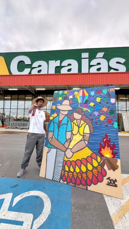 Arte urbana colore o São João: grafiteiros exaltam cultura nordestina em campanha da Carajás Arte urbana colore o São João: grafiteiros exaltam cultura nordestina em campanha da Carajás