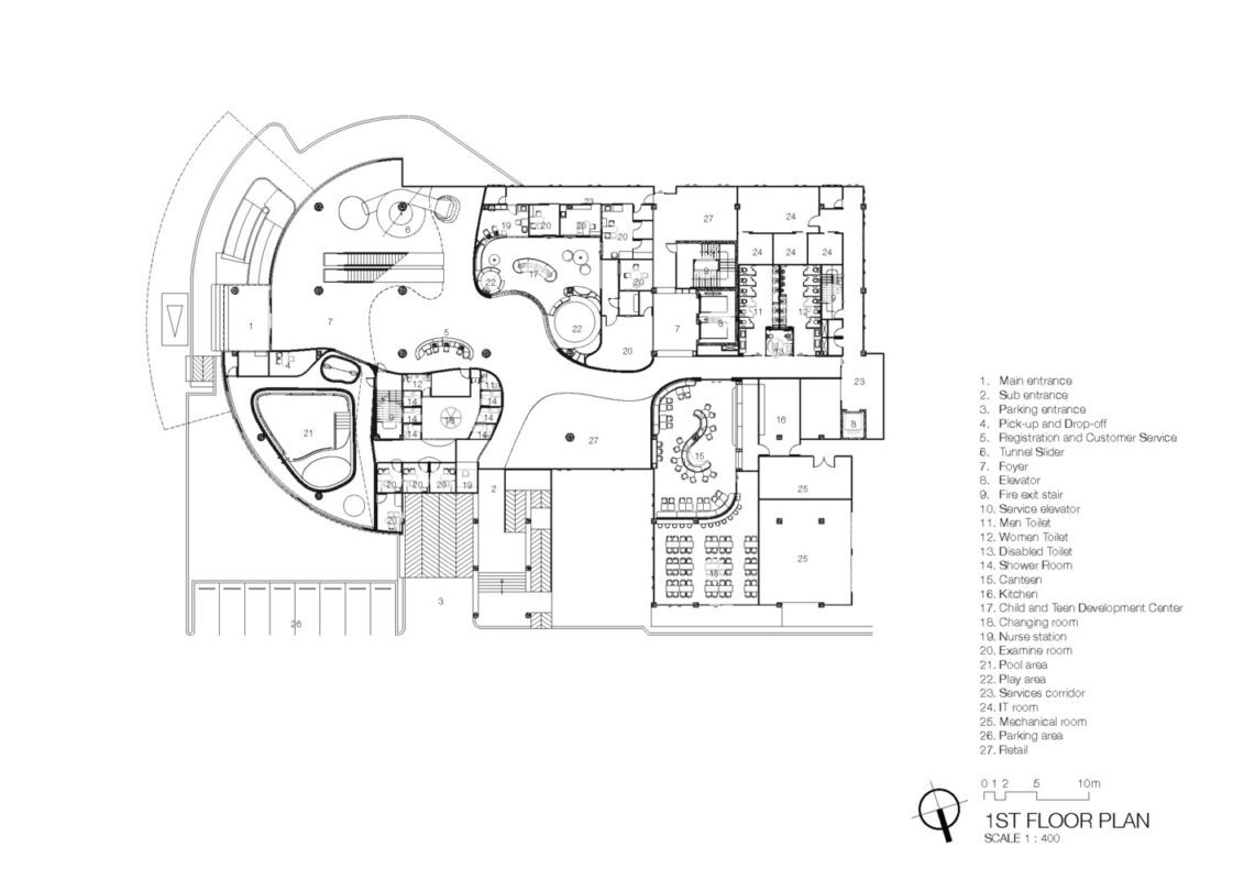 Arquitetura Hospitalar: como fachadas inovadoras trazem privacidade e humanização Fotografia: Ketsiree Wongwan