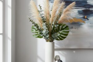 Flores e plantas artificiais e secas: decoração prática e estilosa Flores e plantas artificiais e secas: decoração prática e estilosa