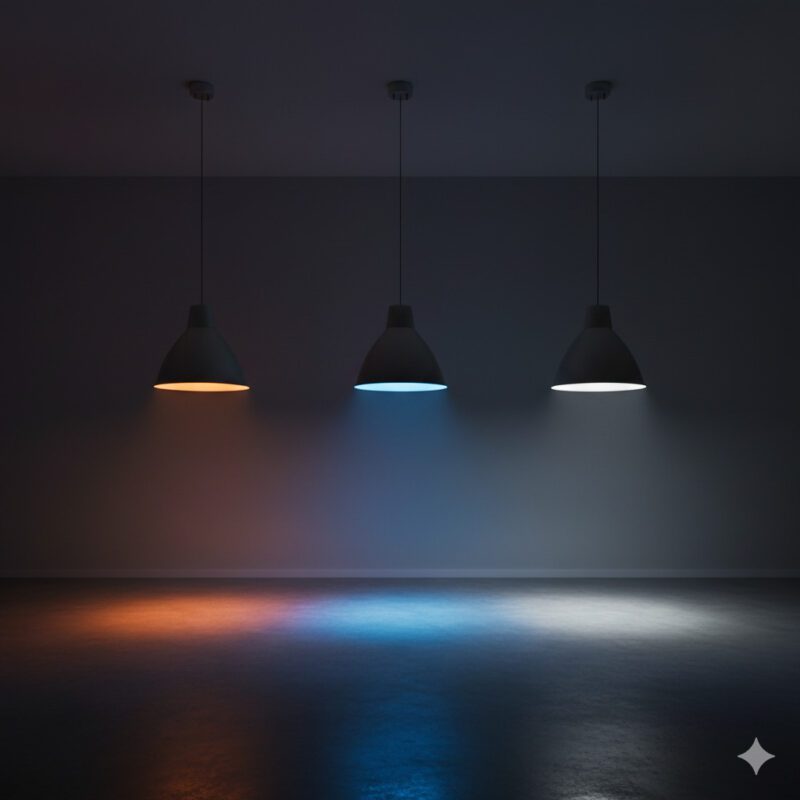 Guia de temperatura de cor: luz quente, fria e neutra para ambientes