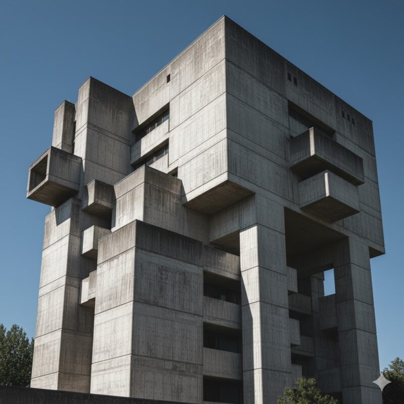 Arquitetura Brutalista: a estética crua e monumental do concreto aparente