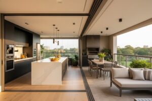 Integração Total: como ampliar a cozinha para a varanda e valorizar a convivência