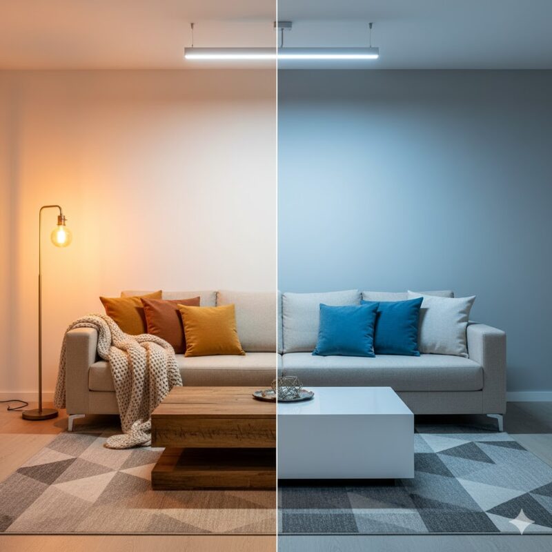 Cor da Luz e Humor: O impacto da iluminação no seu bem-estar e produtividade