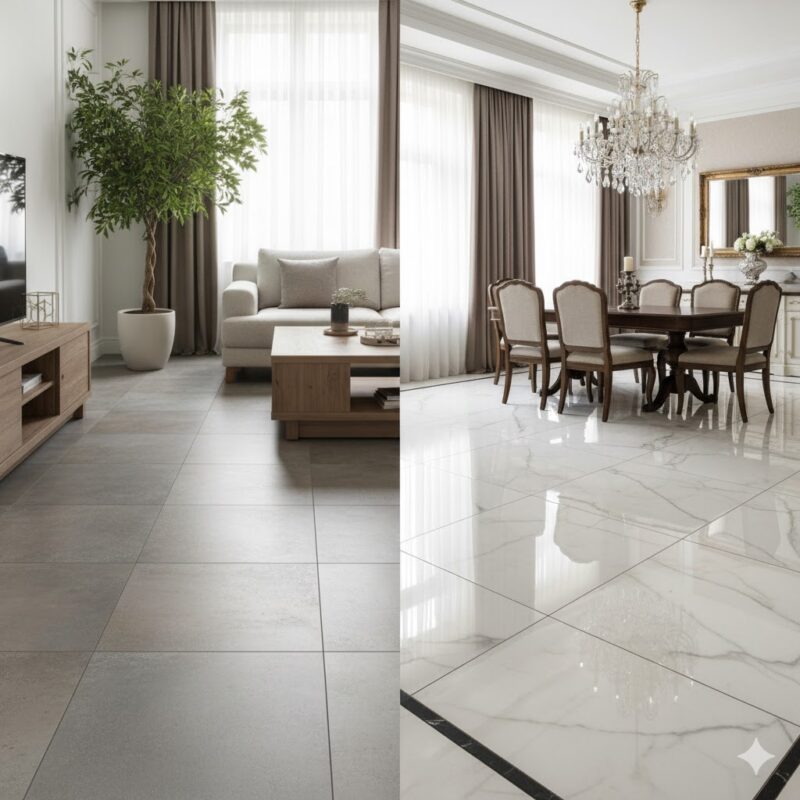 Acabamento de piso ideal: Fosco, Brilhante ou Texturizado? Acabamento de piso ideal: Fosco, Brilhante ou Texturizado?