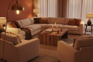 Interação social: o layout perfeito para uma sala acolhedora