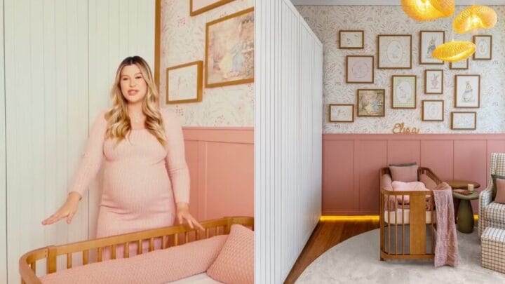 Quarto de Elisa: Nina Secrets aposta no estilo Cottagecore com rosa e verde Quarto de Elisa: Nina Secrets aposta no estilo Cottagecore com rosa e verde