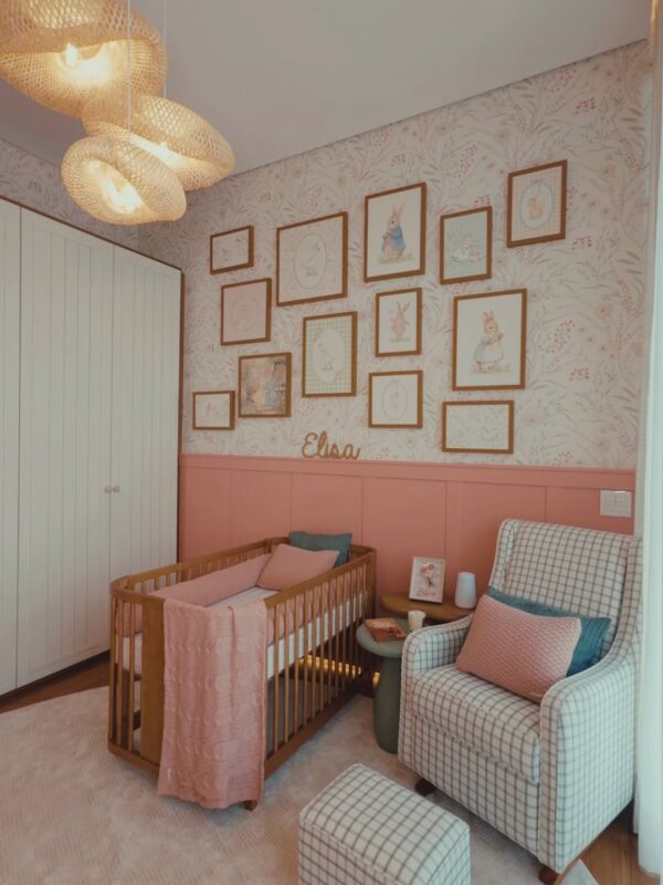 Quarto de Elisa: Nina Secrets aposta no estilo Cottagecore com rosa e verde