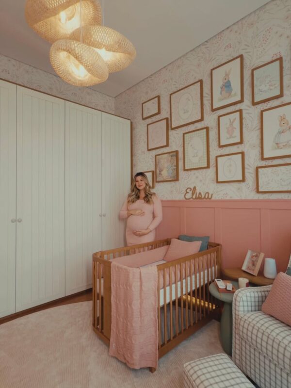 Quarto de Elisa: Nina Secrets aposta no estilo Cottagecore com rosa e verde