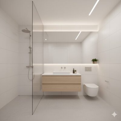 Decoração para banheiros compactos: 10 dicas essenciais de layout e cores para ampliar o espaço