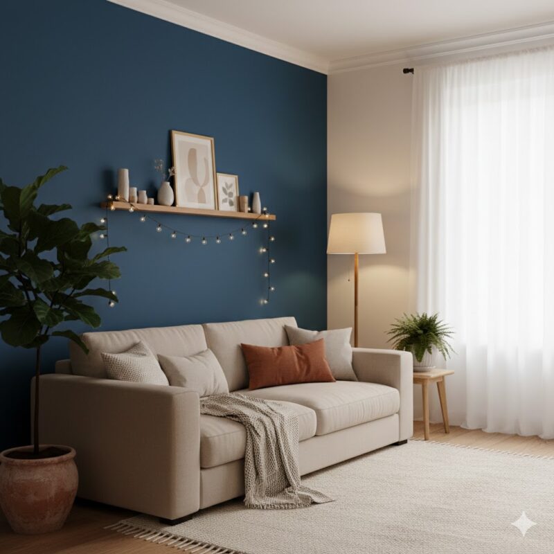 Tendências de Cores 2026: azul puro, neutros quentes e verdes terrosos para ambientes de calma e equilíbrio