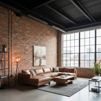 Design de Interiores: guia completo para decorar um loft no autêntico Estilo Industrial