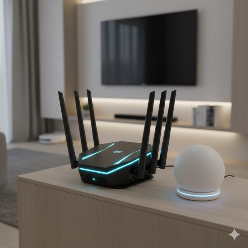 Estabilidade e Velocidade: a escolha do roteador potente é a chave para a eficiência da sua casa inteligente Estabilidade e Velocidade: a escolha do roteador potente é a chave para a eficiência da sua casa inteligente