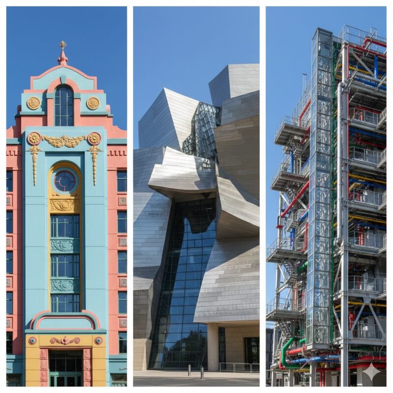 Rupturas na Arquitetura: Pós-Modernismo, High-Tech e os 5 movimentos do Século XX/XXI