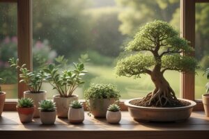 Minijardim em Casa: guia prático de cuidados com bonsais e suculentas para decorar com vida