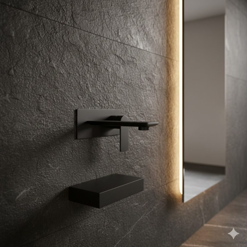 Acabamentos 2026: sustentabilidade, madeira natural e metais foscos lideram tendências de design e conforto