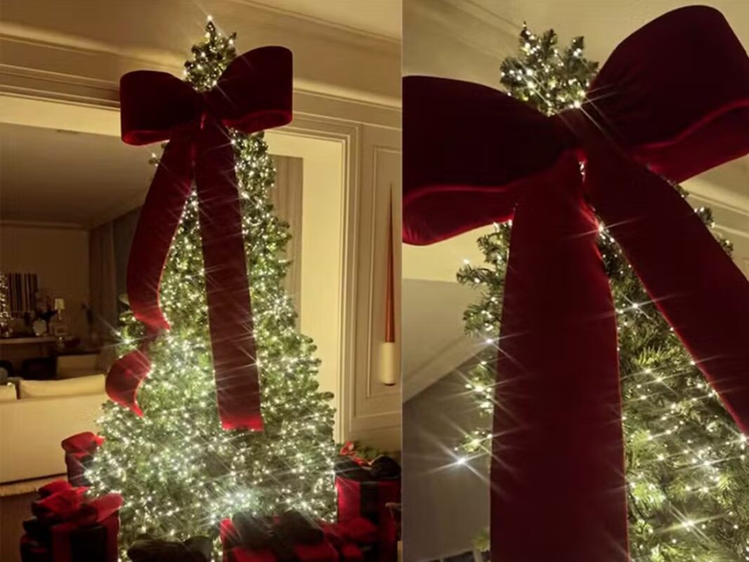 Natal dos famosos: tendências luxuosas do tradicional ao inovador para se inspirar Árvore de Natal de Adriane Galisteu. Foto: reprodução/redes sociais