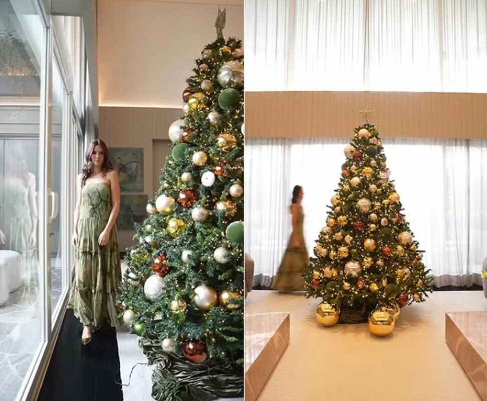Árvore de Natal de Carol Celico. Foto: reprodução/redes sociais