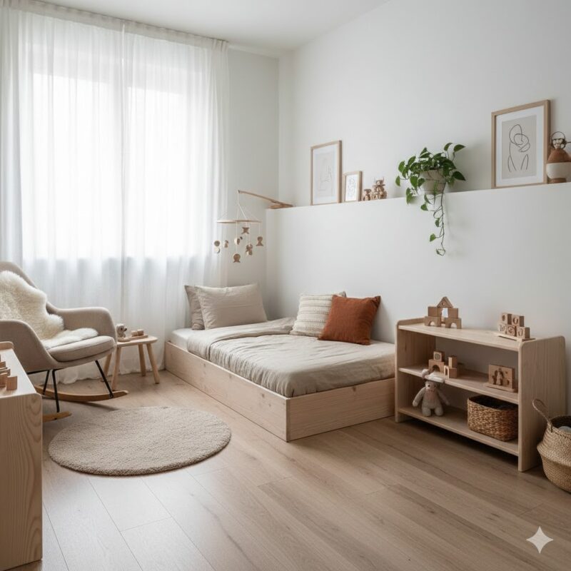 Decoração Quarto de Bebê: tendências montessorianas, cores neutras e sustentabilidade Decoração Quarto de Bebê: tendências montessorianas, cores neutras e sustentabilidade